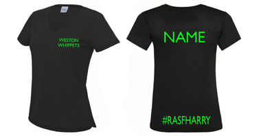 *Personalised* Ladies V Neck Sports T-shirt - JC006